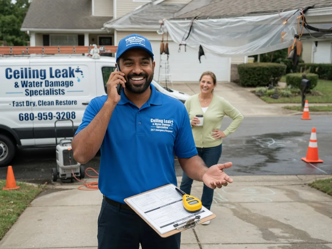 Ceiling Leak Cleanup Ruidoso Downs, NM FAQs